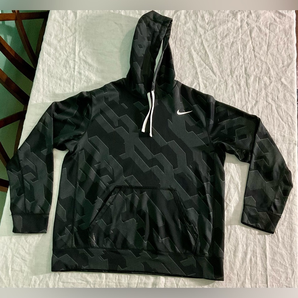 Vintage Nike Therma-Knockout Training Hoodie Sweatshirt Pullover Mens Size L